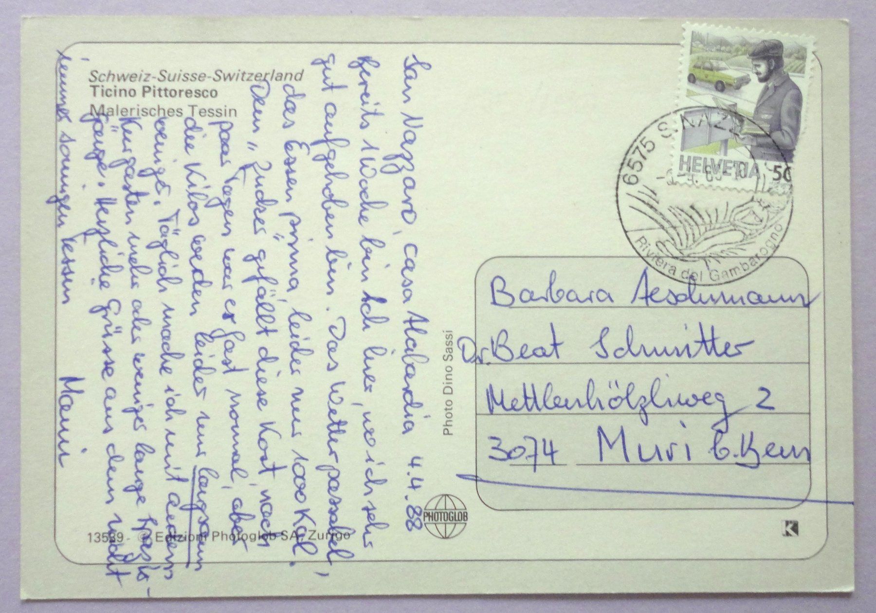 Cartes postales: Ticino Pittoresco – D'occasion à Fétigny par Billy2miny 1