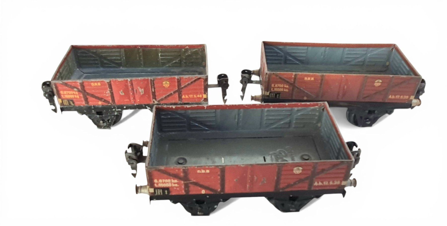 Märklin Modellini di ferrovie: 10 Märklin Spur 0 Güterwagen – Usato da Flawil venduto da JaguarXJSHE 5
