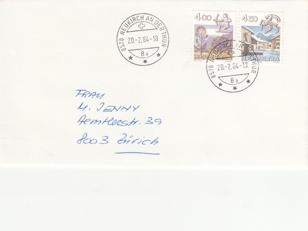 Tutti i francobolli: SBK 692 - 693 FDC Neukirch Vortag – Usato da Bürglen TG venduto da StampGraf