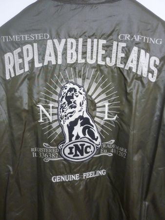 REPLAYBLUEJEANS INC. Jacke mit Löwe - Vintage, 90er Jahre