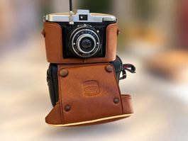 Bilora Bella Vintage-Kamera mit Originaltasche & Zubehör