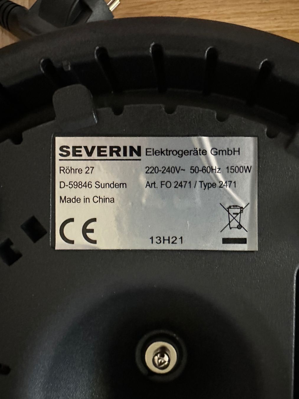 Küchengeräte: Fondue /Crepes Set Severin, elektrisch mit DE Stecker – Gebraucht aus Thalwil von Wilhelm85 3
