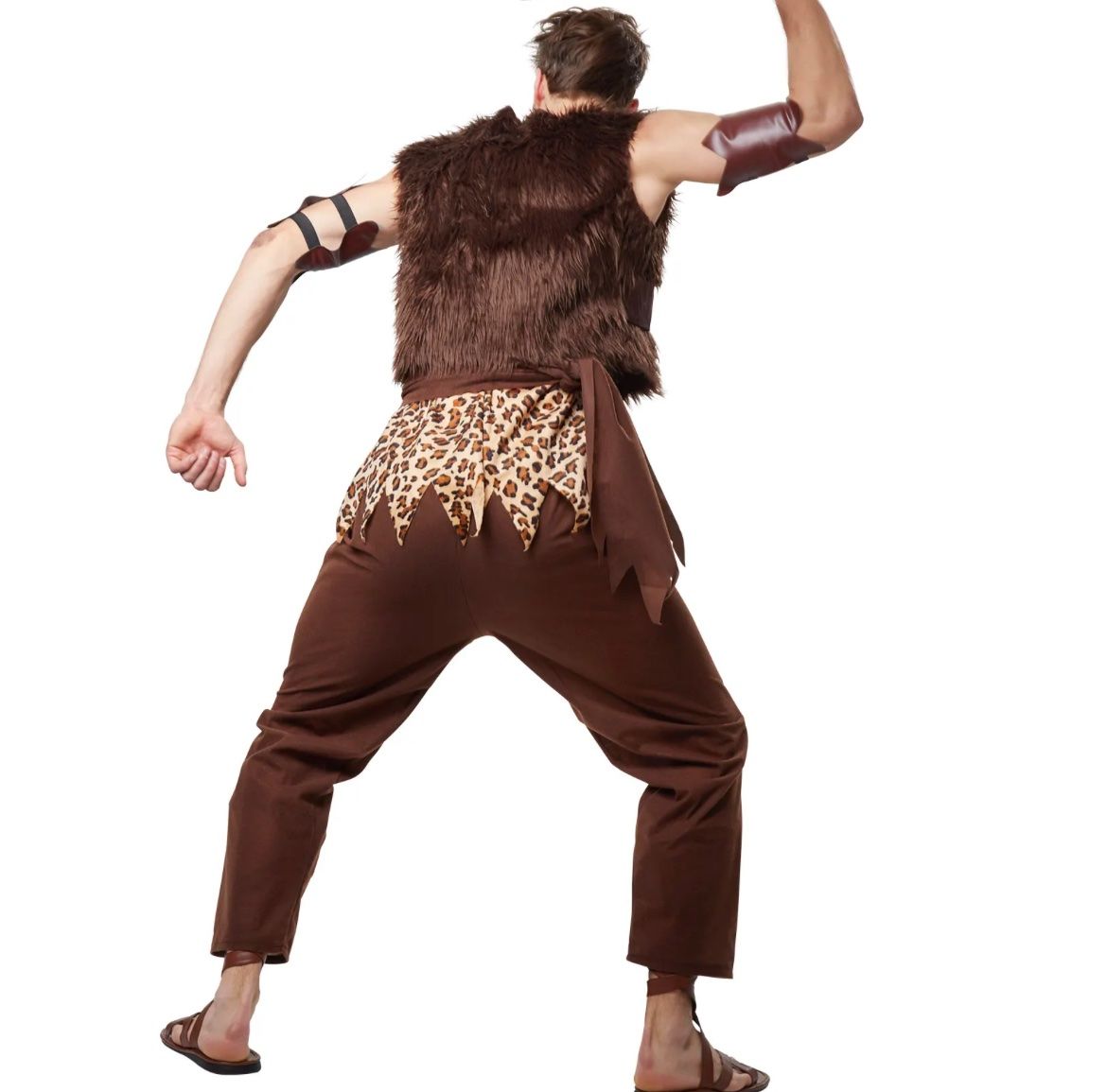 Costumi: Herrenkostüm Steinzeit-Clanchef Grösse XXL – Nuovo (secondo la descrizione) da Necker venduto da liq24 1