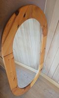 Holzspiegel oval Landhausstil guter Zustand 100 x 60