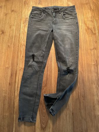 Only Jeans Grau Used Look Gr. 30/32 Top Zustand!