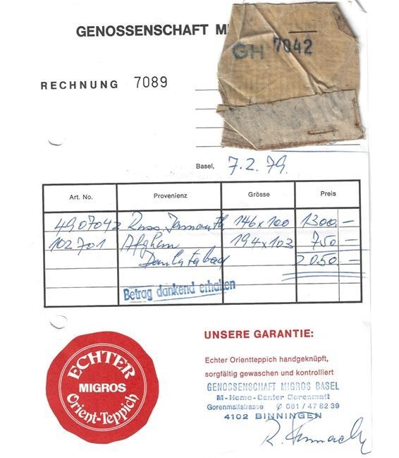 Tappeti: Handgeknüpfter Afghan Orientteppich – Usato da Ettingen venduto da Chrisdots 3