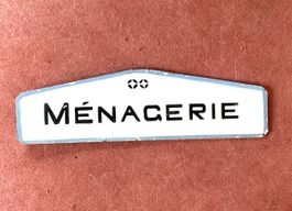 Blechschild