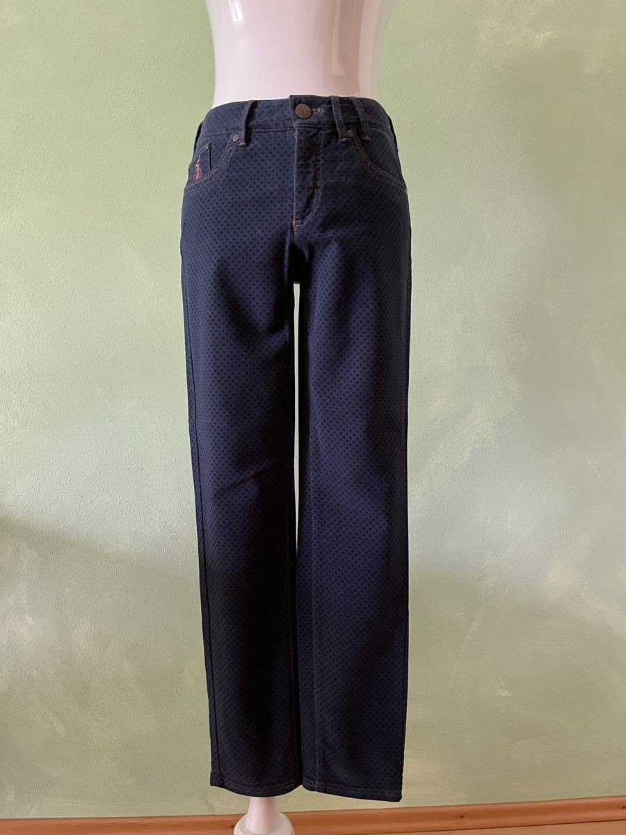 Pantaloni: Thomas Rath: Schöne Hose Gr. 36 blau samt – Nuovo (secondo la descrizione) da Basel venduto da Baseline28