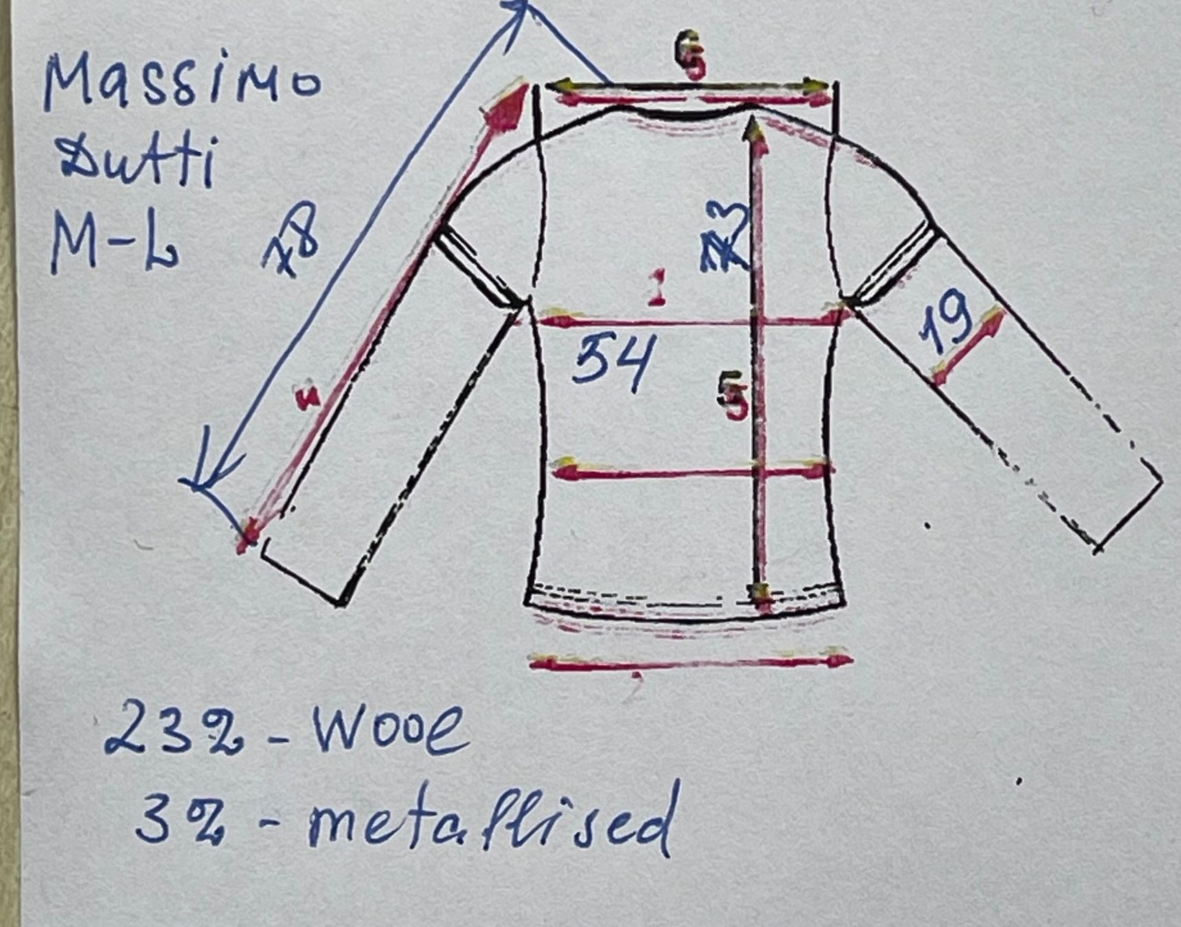 Massimo Dutti Maglioni & Felpe: MASSIMO DUTTI M L XL /NP160CHF Pullover Wool Metallfaden – Nuovo (secondo la descrizione) da Kölliken venduto da Prscoo 9