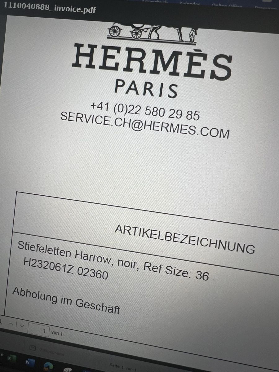 Hermès Chaussures femmes: Hermès Harrow Stiefeletten Gr. 36 – Neuf (Voir description) à Baar par Lila2006 5
