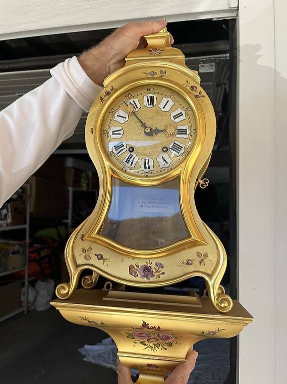 Zenith Orologi da terra & Orologi da parete: Orologio a pendolo Zenith dipinto a mano – Nuovo (secondo la descrizione) da Sonvico venduto da ron_t8dh 1