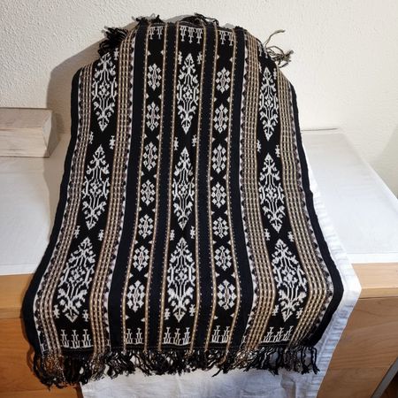 Schön gemustertes Tuch von Indonesien mitgebracht 70 x 48 cm