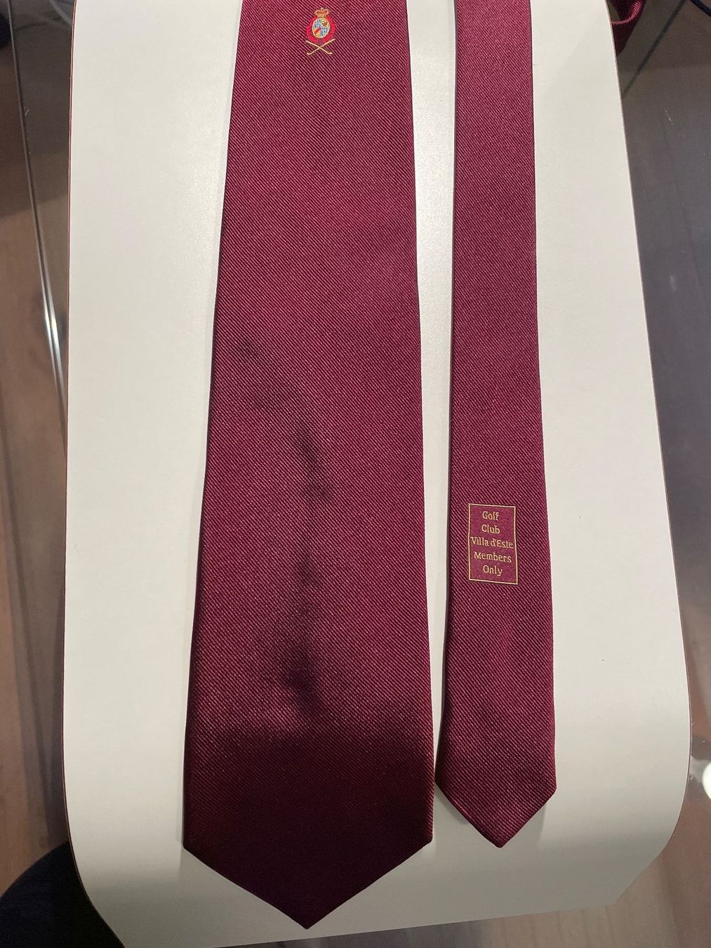 Cravates: cravatte bordeaux 100% soie – D'occasion à Gy par ros_h98s