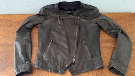 DRYKORN Damen Lederjacke braun Grösse S Neuwertig