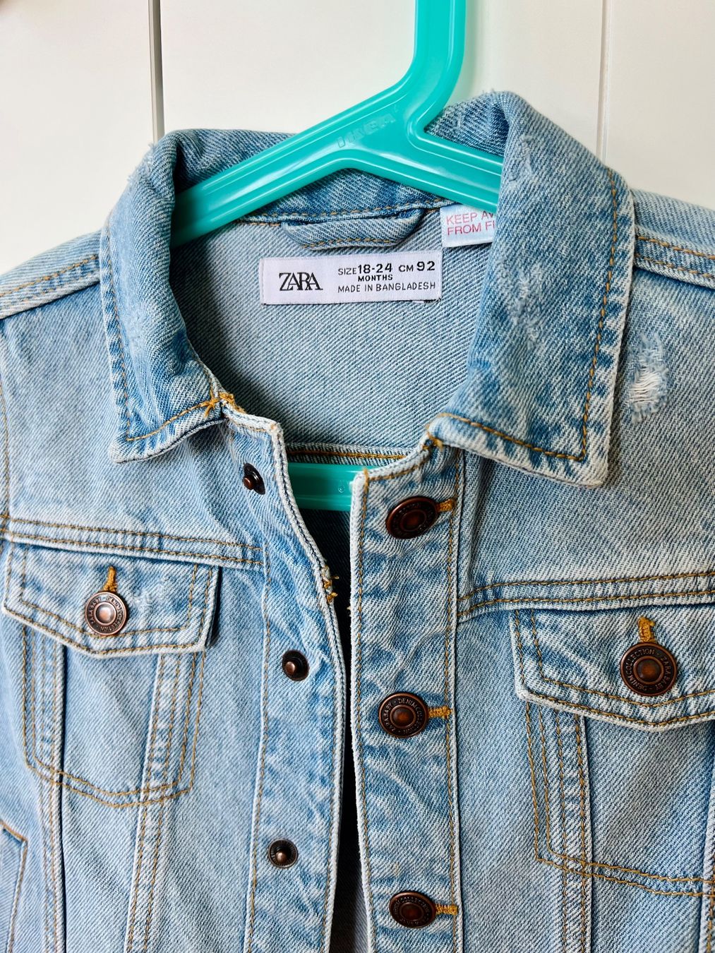Zara Giacche & Cappotti: Kinder Jeansjacke Zara 92 – Usato da Burgdorf venduto da rulan