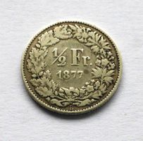 50 Rp. 1877 - SILBER /argent  - 149 Jahre /ans  !!!