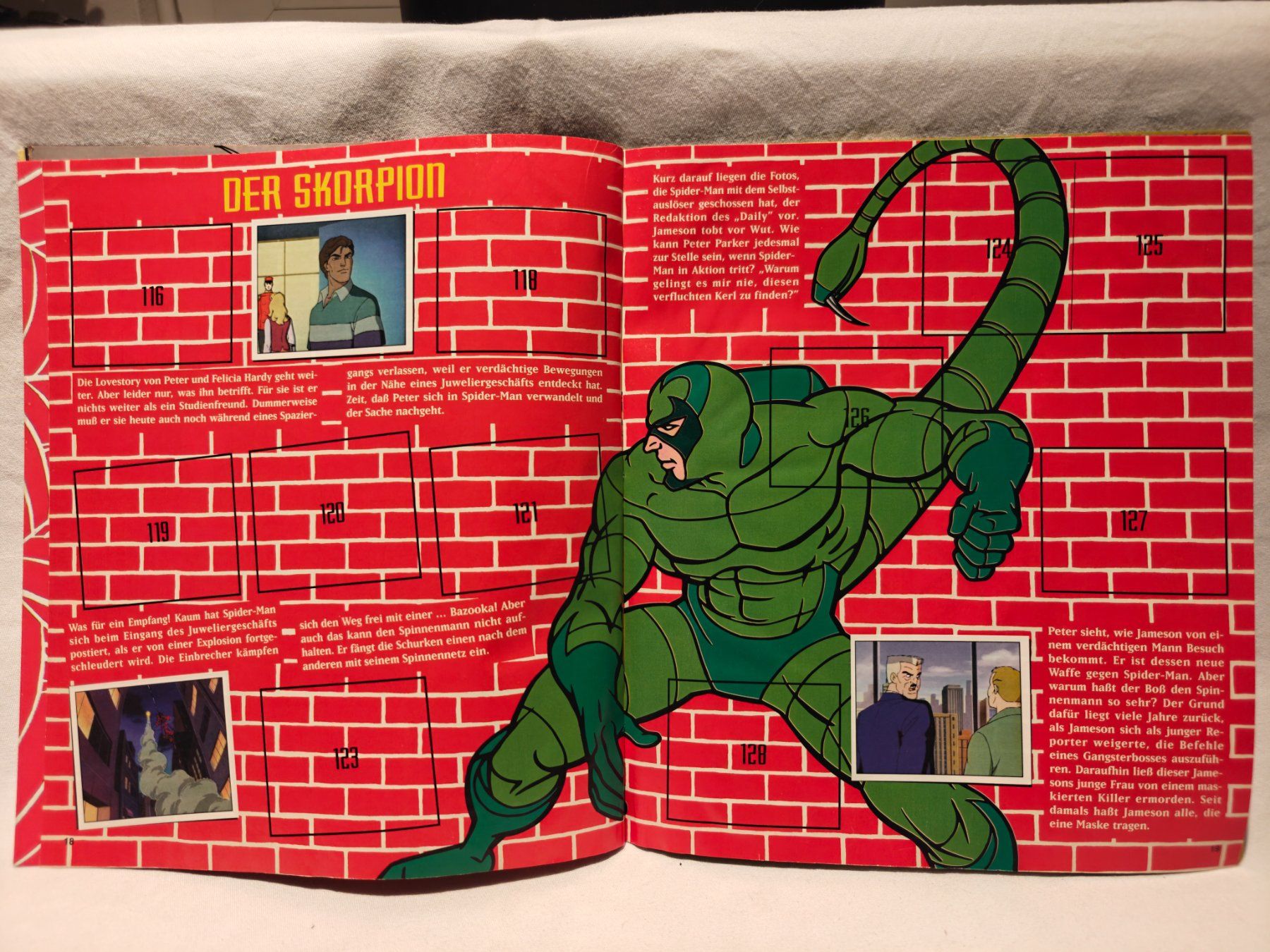 Panini Album: Spider-Man 1995 Panini Stickeralbum – Usato da Gutenswil venduto da Vulcano21 7