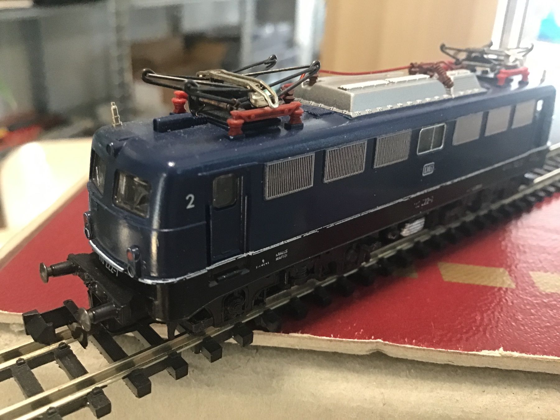 Fleischmann Modellini di ferrovie: FLEISCHMANN E-Lok DB 110 229-6 SPUR N – Usato da Männedorf venduto da Spezial-Modelle 1