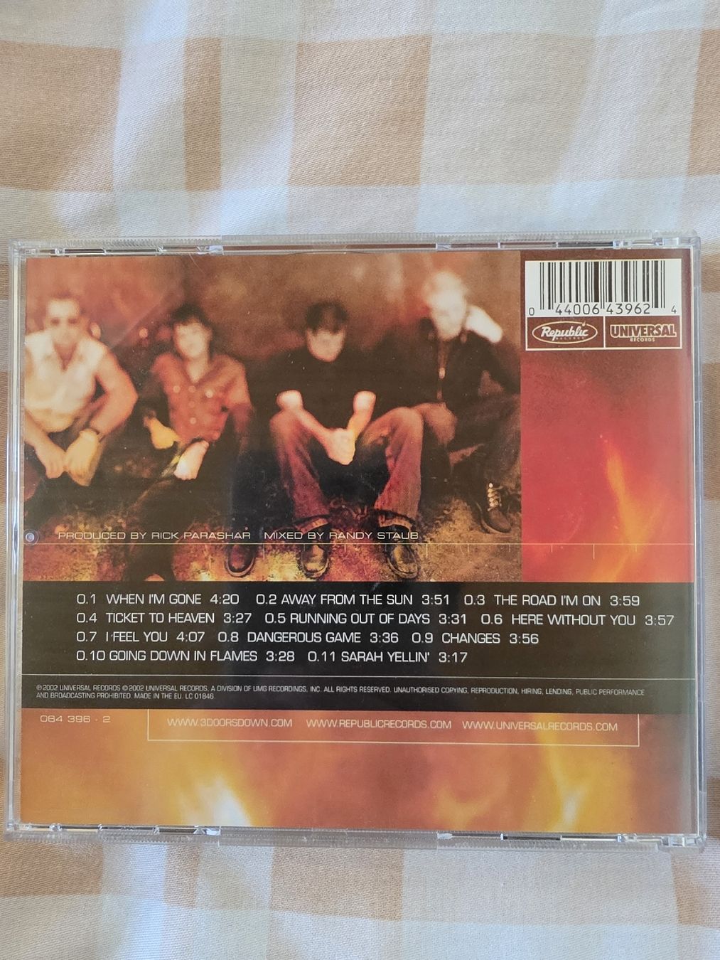 CDs: CD 3 Doors Down Away From The Sun Universal Records – Gebraucht aus Zuoz von engadinerbuab 1