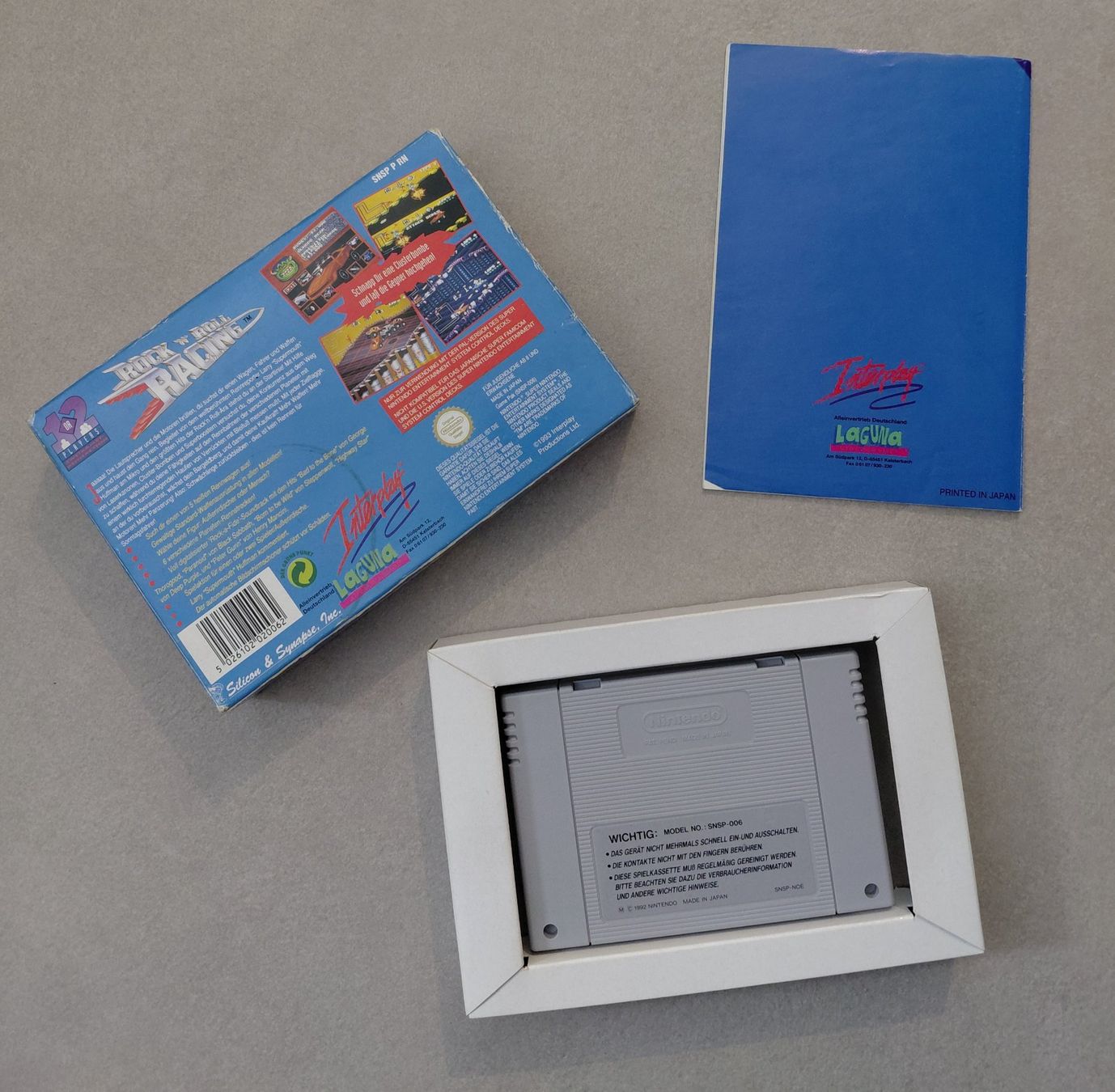 Giochi: Rock n Roll Racing, SNES, mit OVP – Usato da Uezwil venduto da -Retrogames- 2