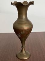 Schöne Indische MESSING-MINI-VASE / Top-Zustand!
