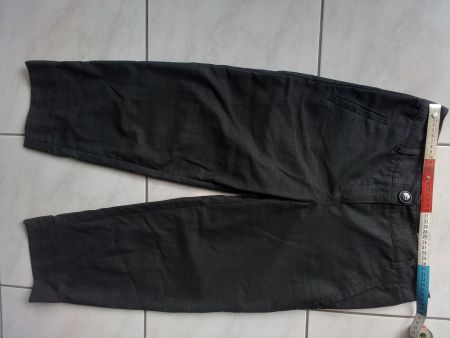 H&M Stoffhose Capri Grau Gr. 36 Damen Sommer Hose gut erh...