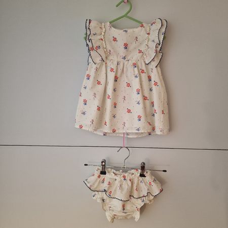ZY Baby Kleid mit Höschen Set, Gr. 92 (88–95 cm), Baumwolle
