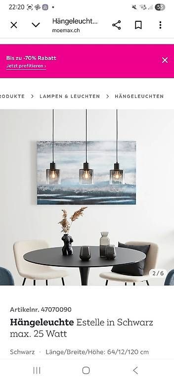 Lampadari & plafoniere: Hängelampe – Usato da Reichenbach i. K. venduto da moser019