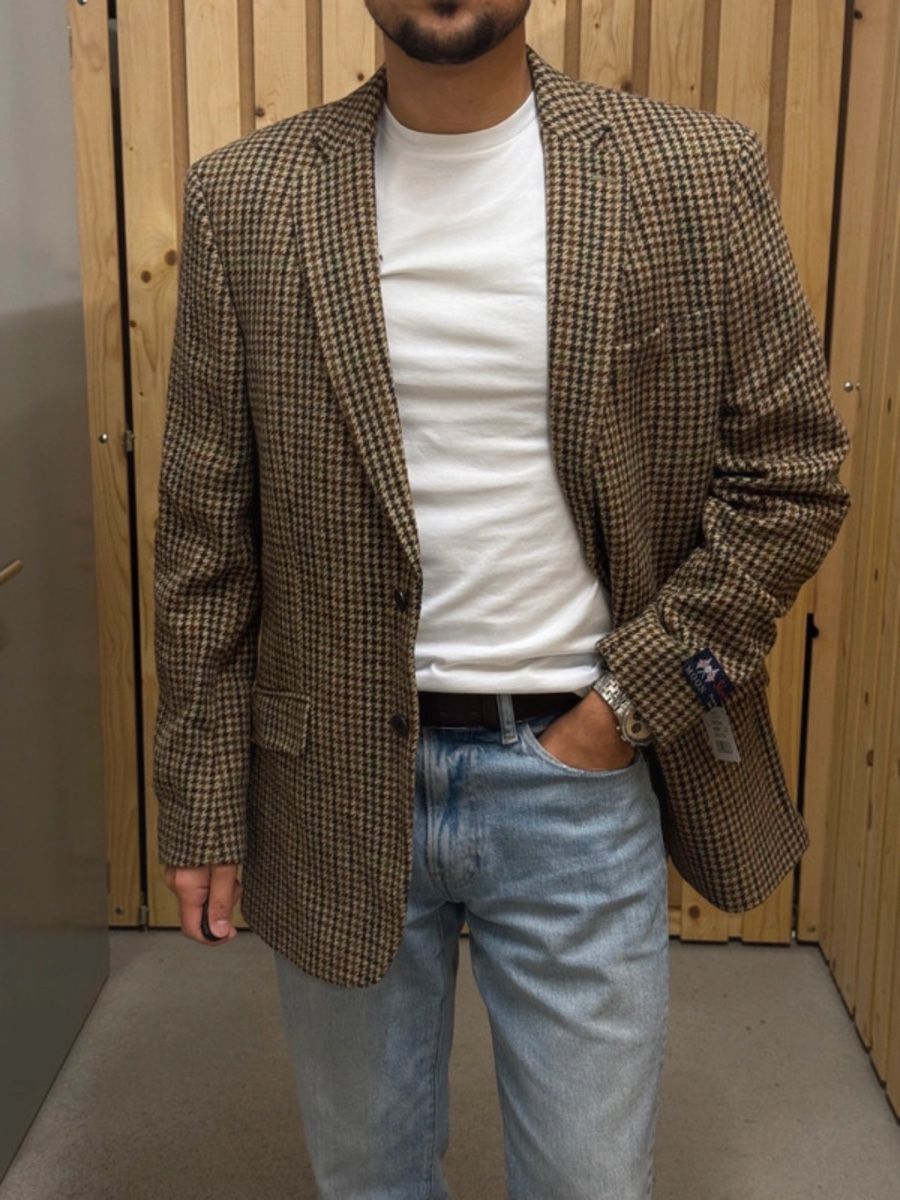 Giacche: Brook Taverner 100% Wolle Houndstooth Blazer Jacke – Nuovo (secondo la descrizione) da Rebstein venduto da noahhaug 2