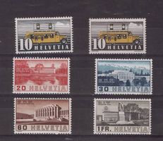 Briefmarken Schweiz 1937/38 ungebraucht