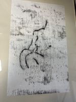 Schwarz-Weisse Original Grafik - Einzigartiges Kunstwerk