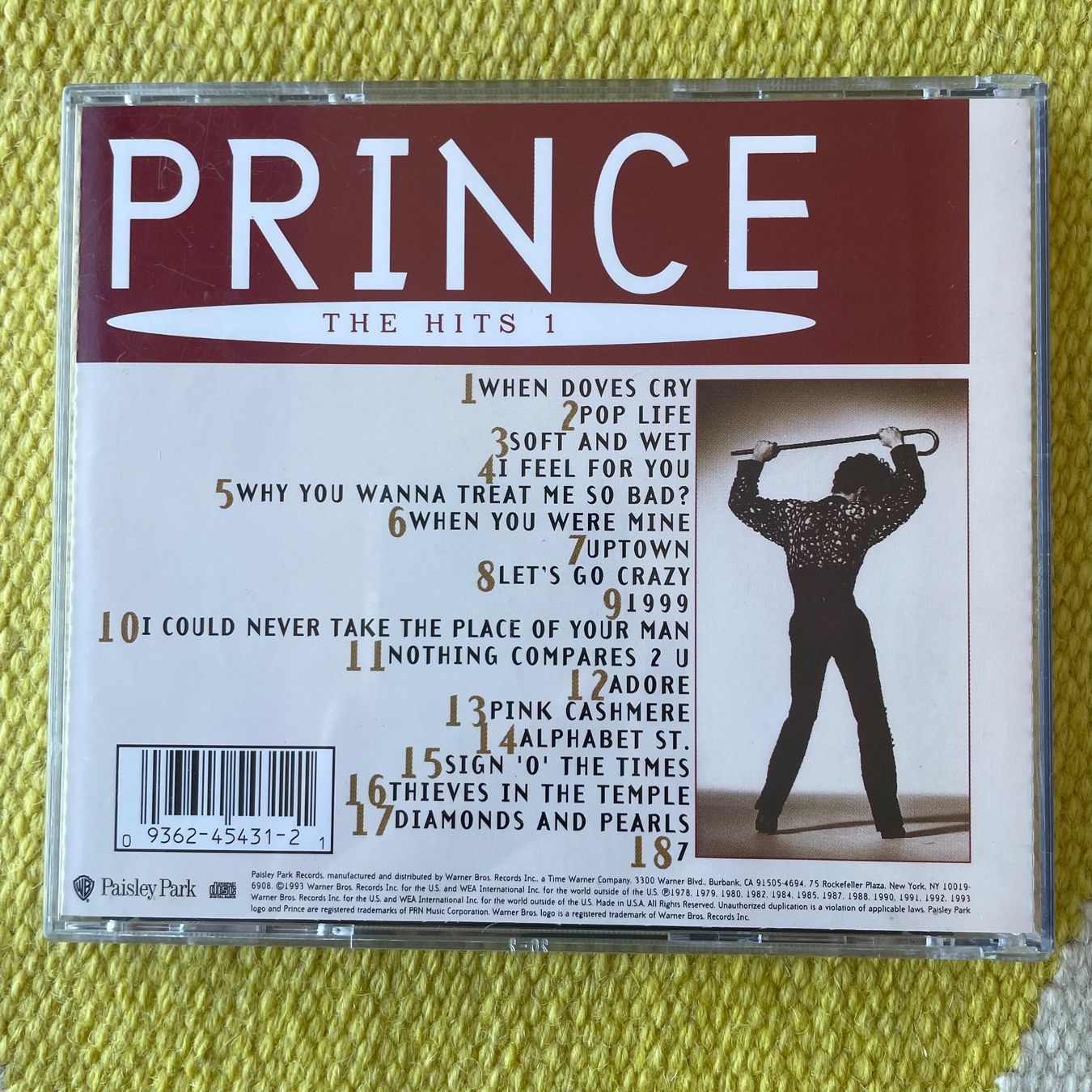 CD: PRINCE-THE HITS 1 – Usato da Rorschacherberg venduto da CD-Roli 1