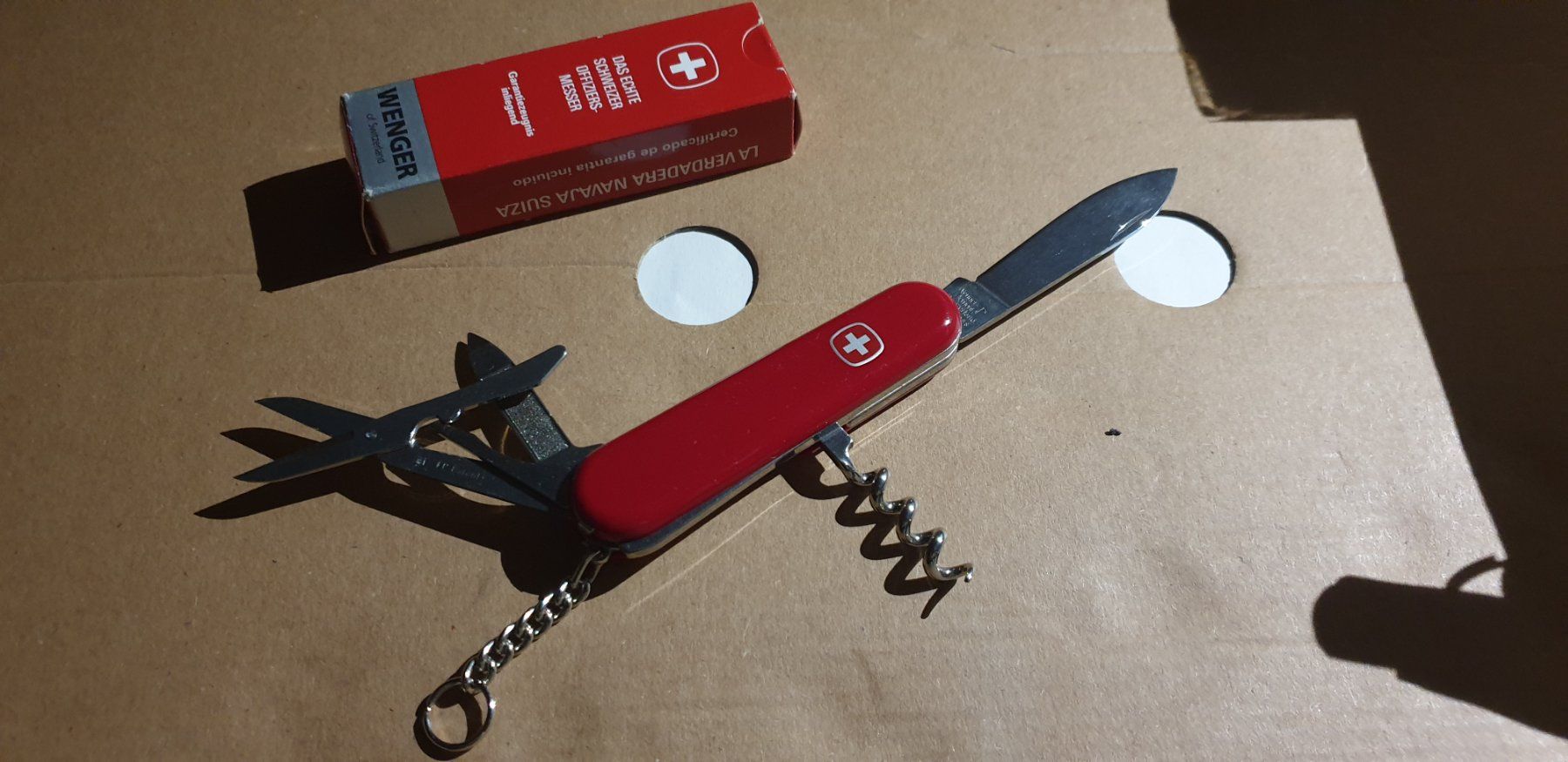 Wenger Taschenmesser: Div. MONT 9 Militar Wenger Rot Sackmesser Messer – Neu (gemäss Beschreibung) aus Val D Illiez von SnowRoof 3