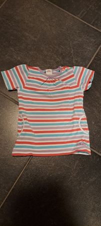 S'Oliver Tshirt mit bunten Streifen Gr. 80
