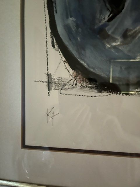 Grafiken & Lithographien: Original-Litho KP "Meditation" von Rudolf Mirer – Gebraucht aus Wädenswil von VTK_40 2