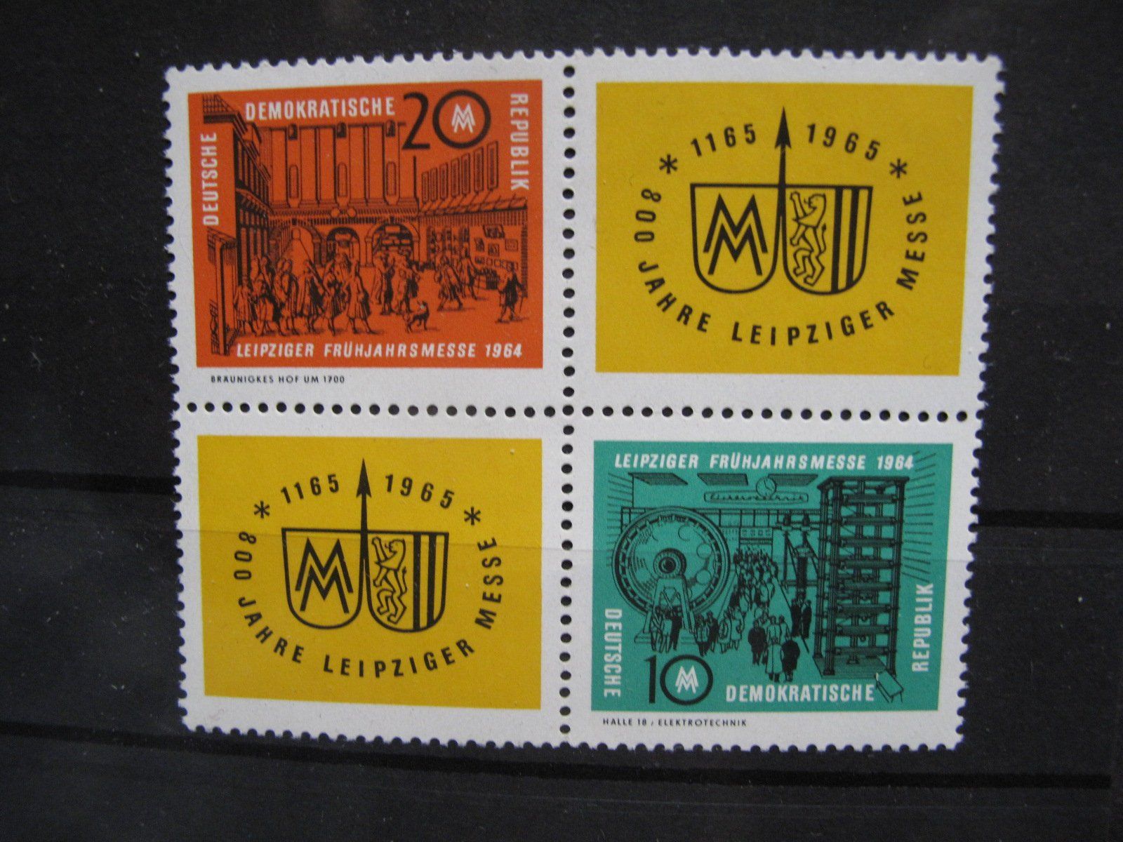 Tutti i francobolli: DDR 1964  Leibziger Messe ** – Usato da Wil SG venduto da fva01