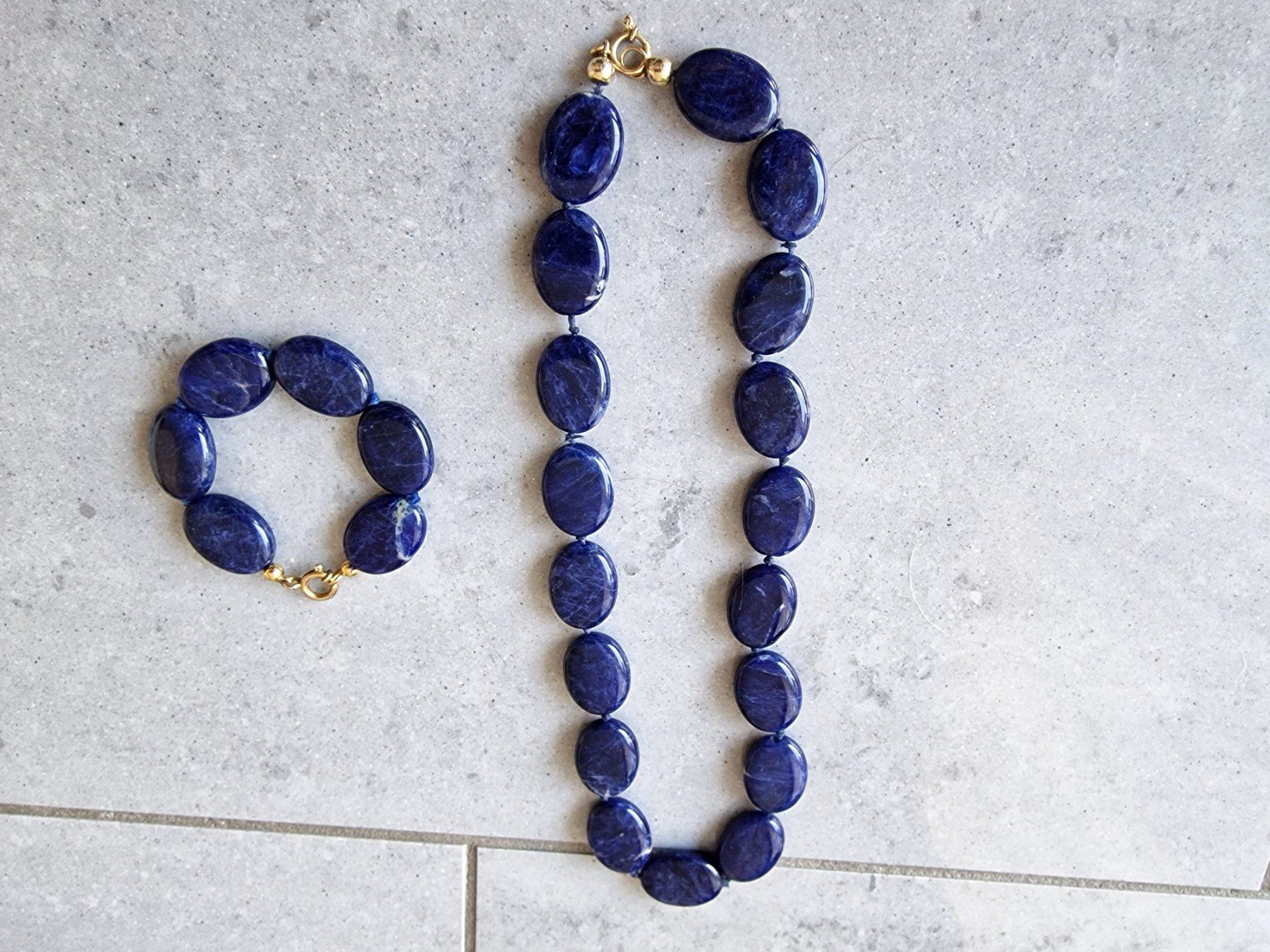 Catenine: Schöne Lapis-Lazuli-Halskette – Usato da Wilen b. Wollerau venduto da kaefer88 1
