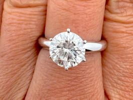Solitär 1.86ct Brillant Ring 18k WG Grösse 52.5 GIA *S2409