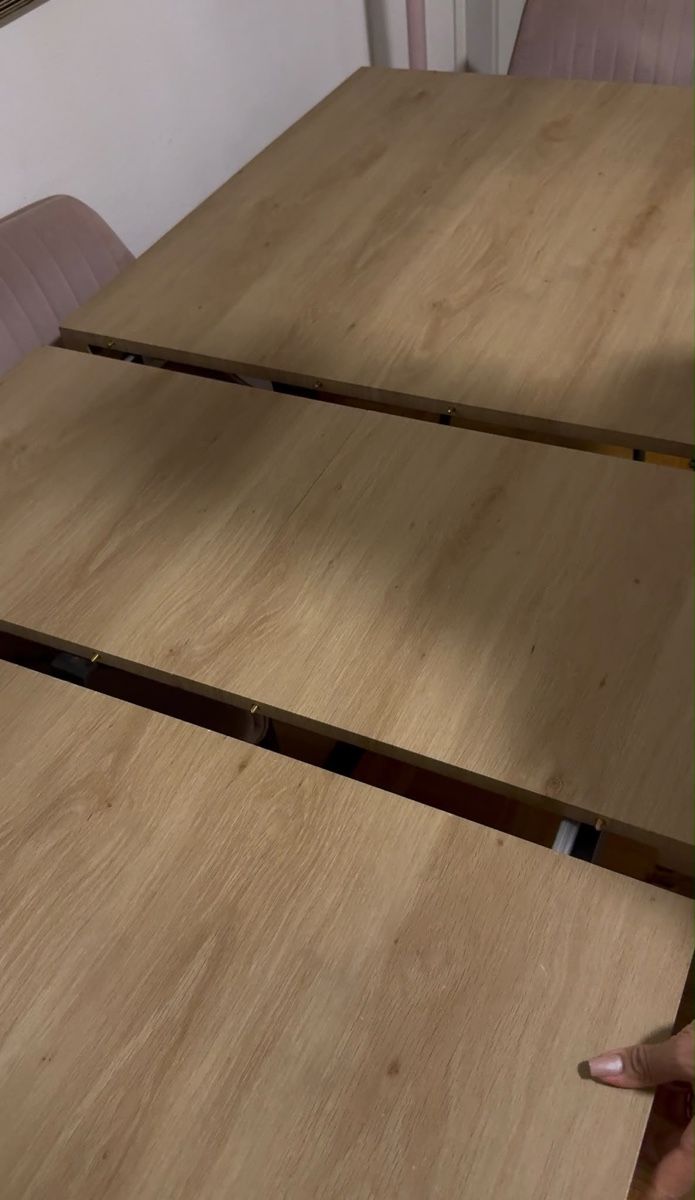 Tische: Extendable Dining Table Oak Look 200cm x 100cm – Gebraucht aus Lausanne von musk-77 8