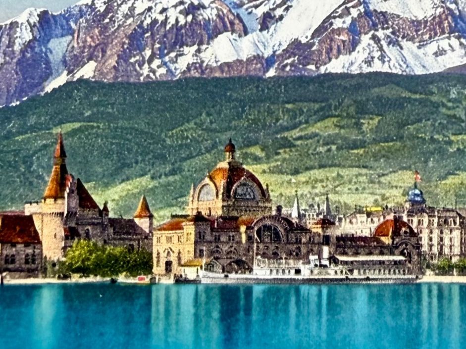 Ansichtskarten: Luzern - Dampfschiff - Panorama AK – Gebraucht aus Lutry von Ediego 1