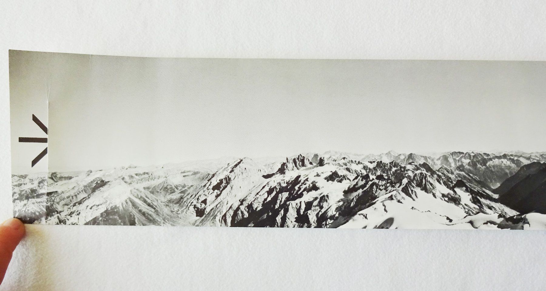 Cartoline postali: Panorama vom Titlis, ca. 1956 – Usato da St.Gallen venduto da Paddington11 5