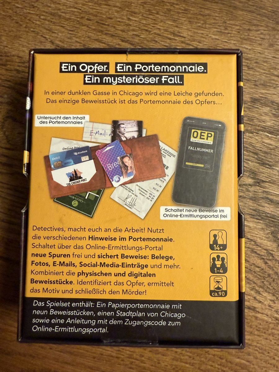 Spiele: Krimispiel Spur des Geldes – Neu (gemäss Beschreibung) aus Altdorf UR von Tinks07 1