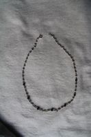 Halskette Silber, Perlen, Lapislazuli