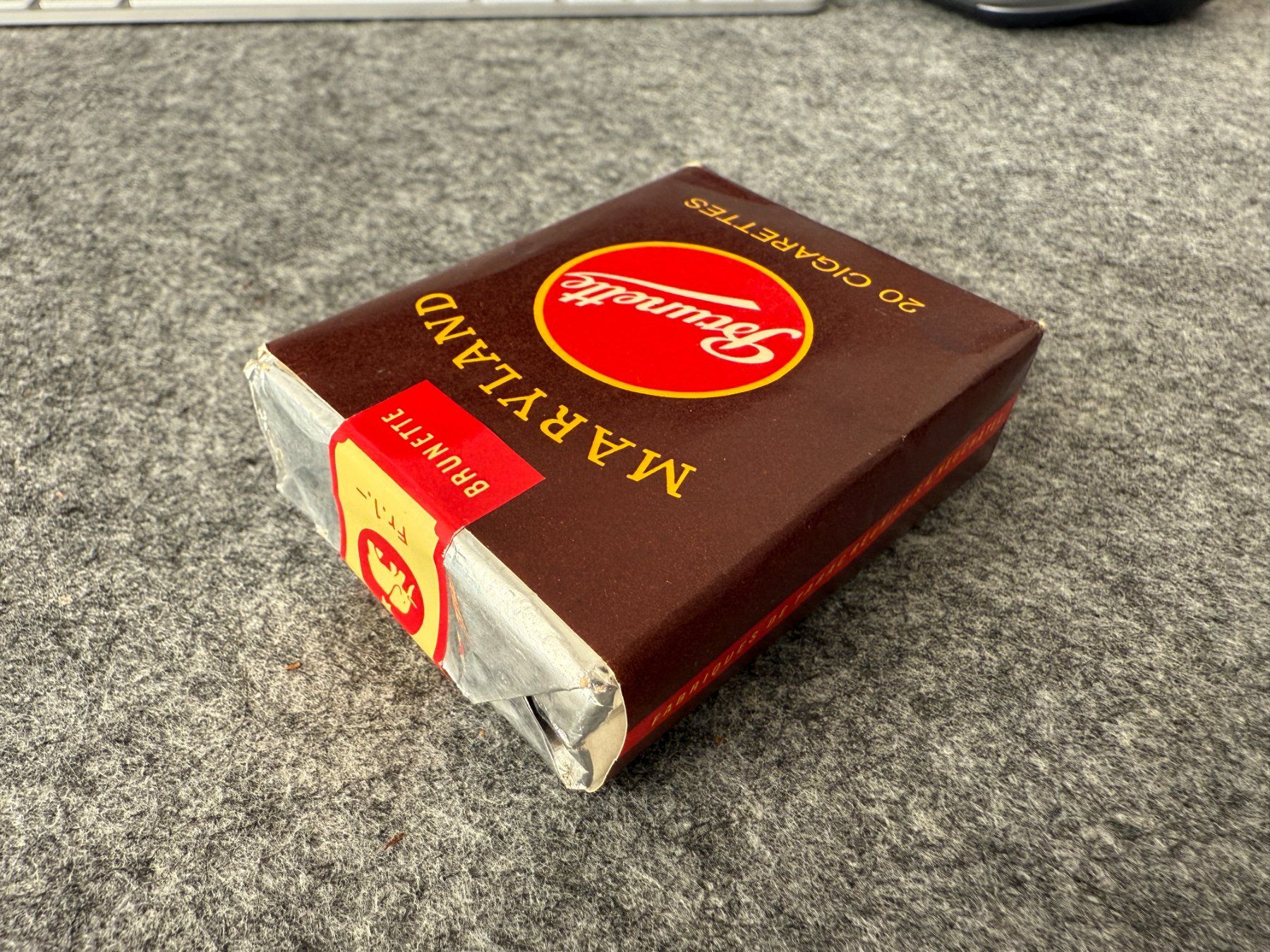 Paquet de Cigarettes Vintage – Maryland Brunette (1960-1970) (Neu