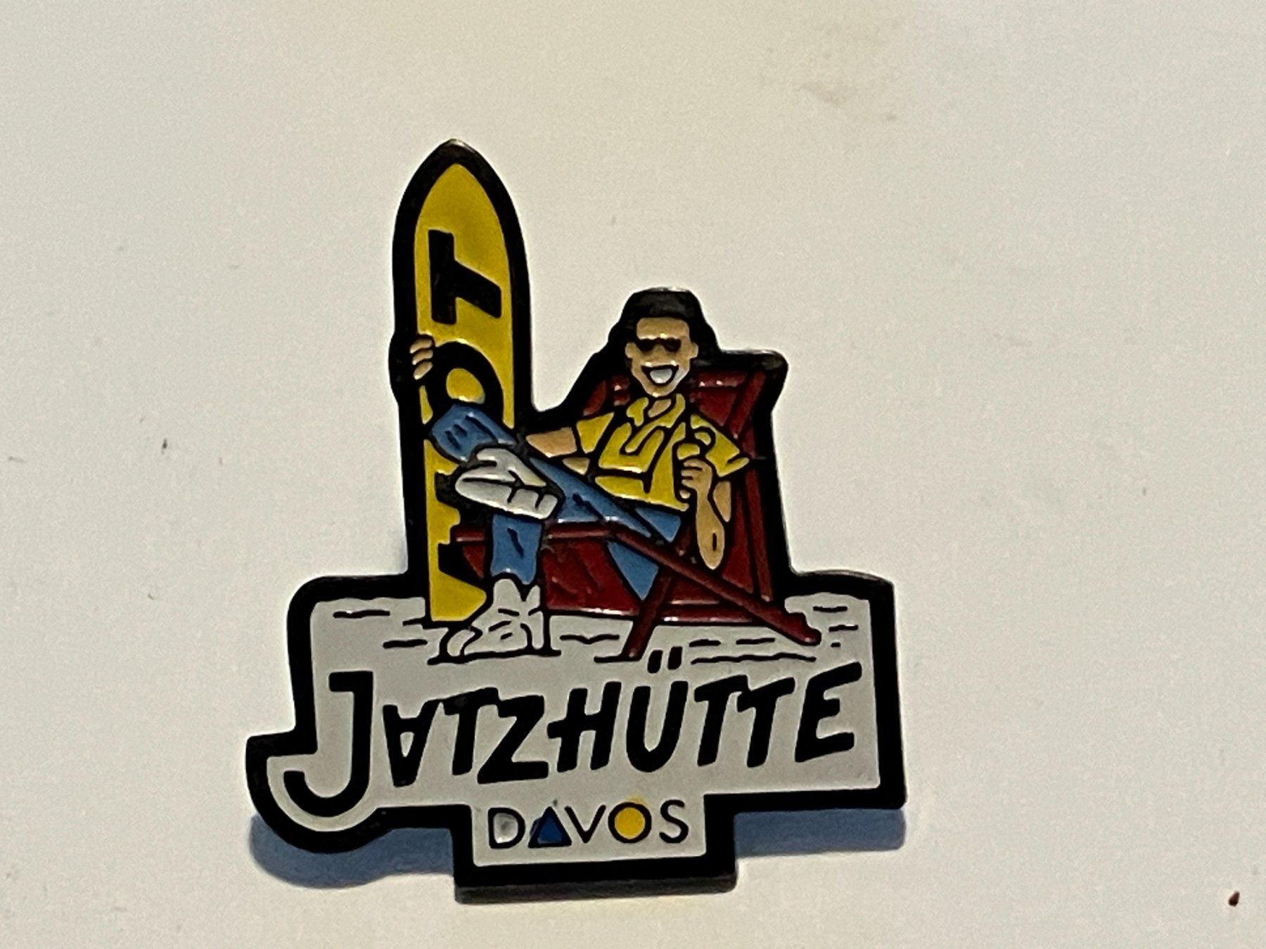 Placchette & Badge: 1 Pin Jatzhütte Davos – Usato da Basel venduto da djwwpp