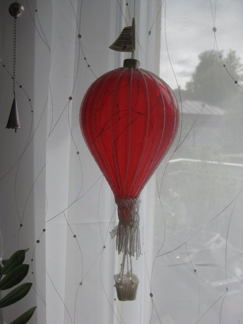 Tutte le decorazioni: Schöner roter Heissluftballon leuchtet – Nuovo e nell'imballaggio originale da Romanshorn venduto da Wazoohandlung 1