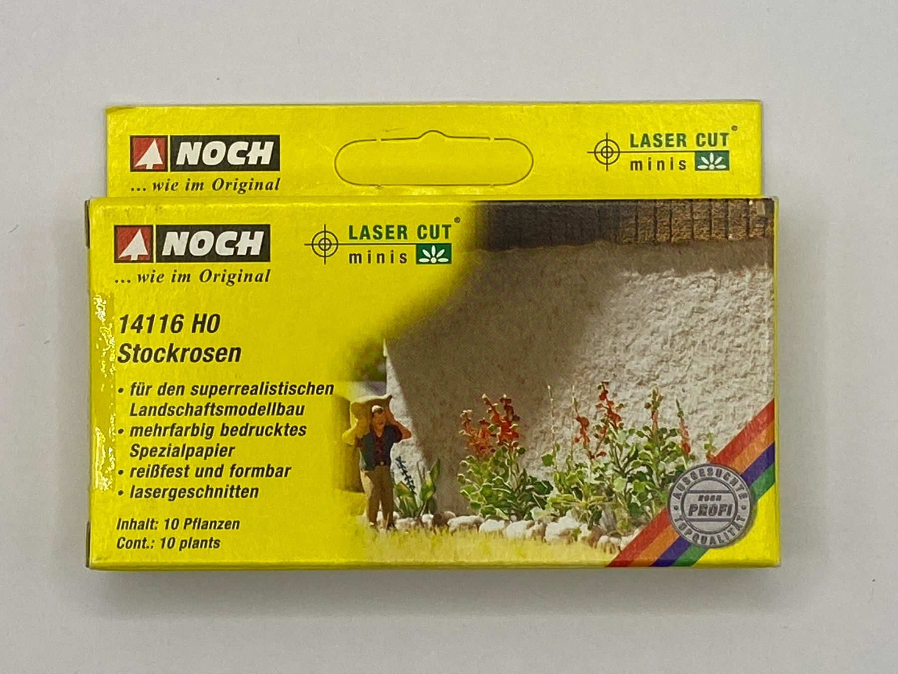Noch Modellini di ferrovie: NOCH 14116 H0 Stockrosen – Nuovo e nell'imballaggio originale da Neukirch a.d. Thur venduto da Modellbaushop