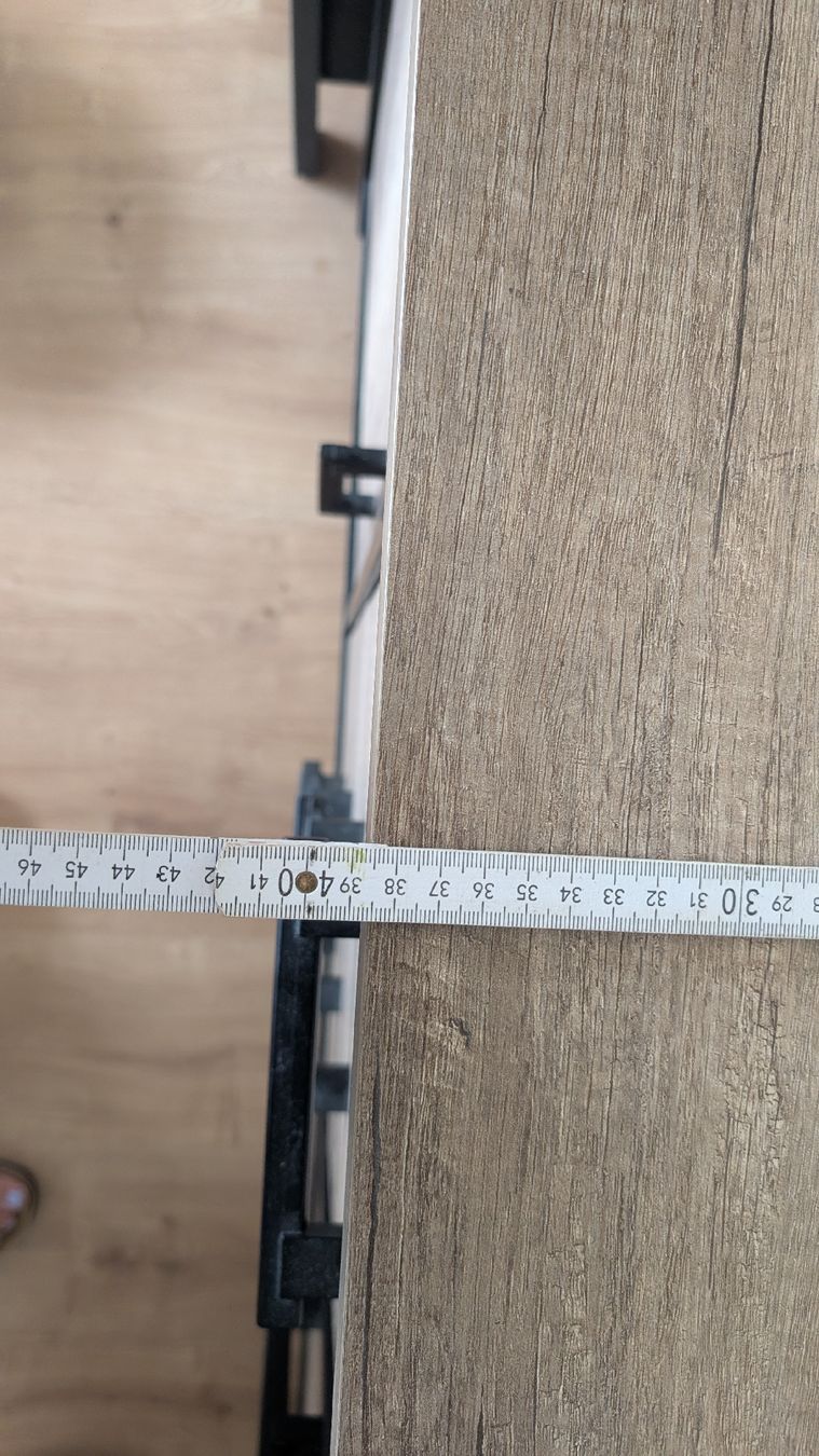 Commodes: Kommode Holzoptik Metallgestell – D'occasion à Bremgarten AG par Tabea1108 1
