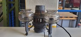 Antike Retrolampe Deichsel