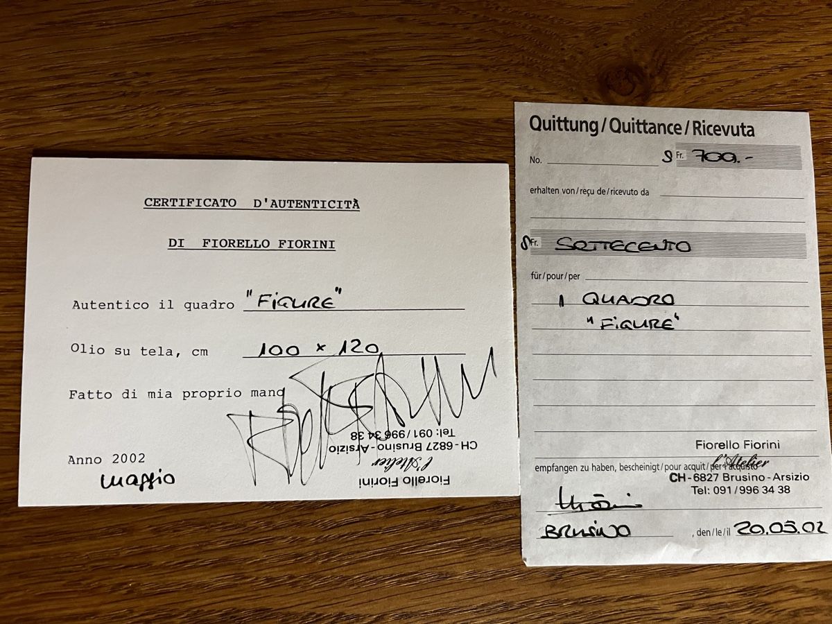 Dipinti: Original Ölgemälde. Fiorello Fiorini 1937 – Usato da Hombrechtikon venduto da vespa1954 6